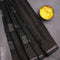 Chanderi silk cotton saree black with bandhani prints and kantha stitch work border - {{ collection.title }} by Prashanti Sarees
