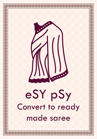 Esy Psy - Convert any saree in to a readymade saree - Bspoke
