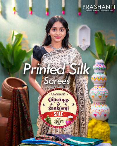 Printed Silk Sarees