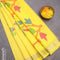 Jamdhani silk cotton saree yellow with thread woven buttas and zari woven border - {{ collection.title }} by Prashanti Sarees