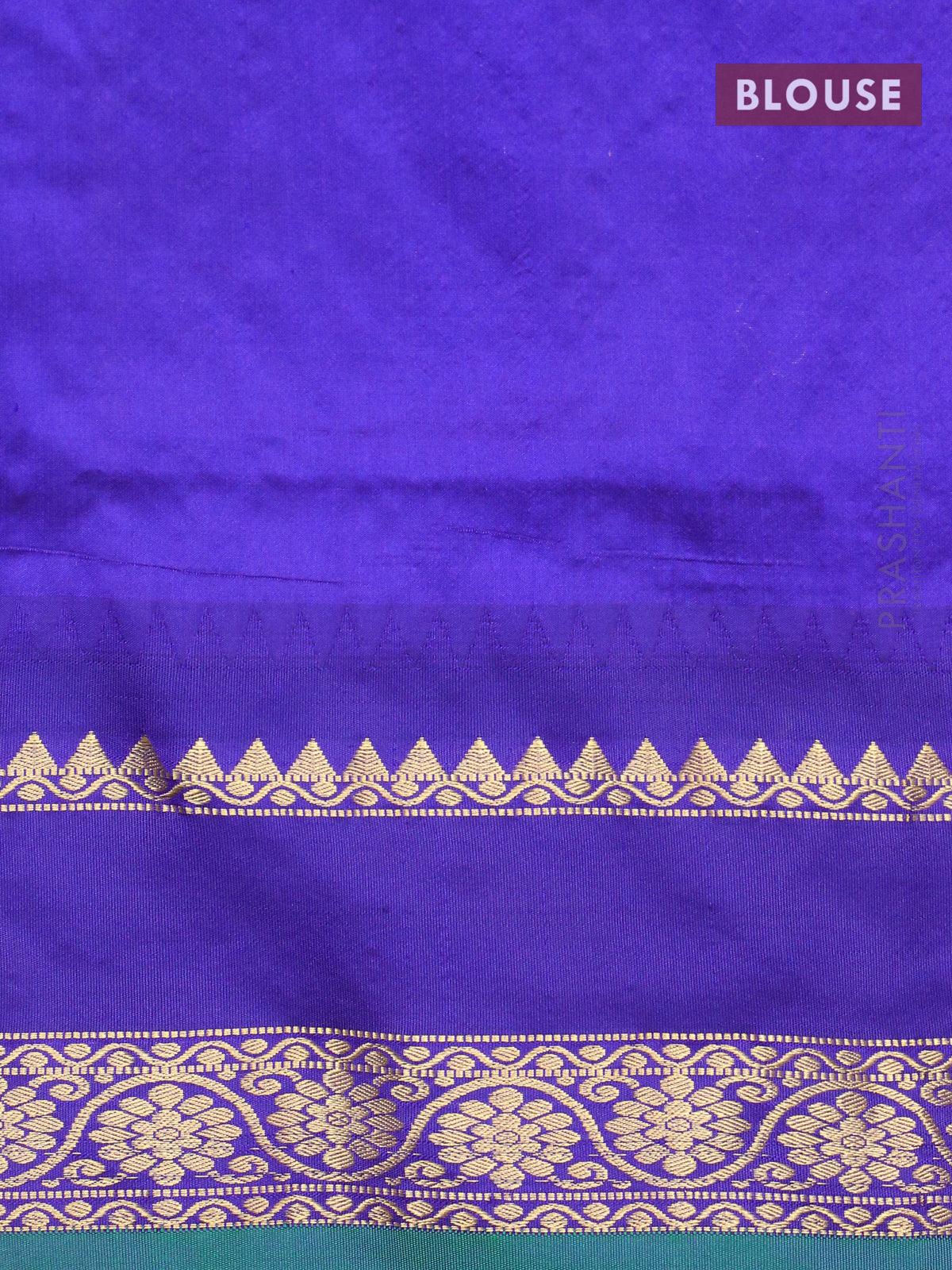 Party Wear Weaving Pure Silk Narayanpet Saree, 6.3 m (with blouse piece) at  Rs 3050 in Yeola