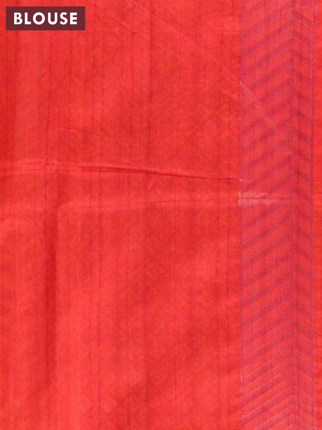 Semi jute silk saree yellow with allover thread & zari weaves in borderless style - {{ collection.title }} by Prashanti Sarees