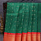 Semi paithani silk saree green and red with allover zari woven floral buttas and zari woven border - {{ collection.title }} by Prashanti Sarees