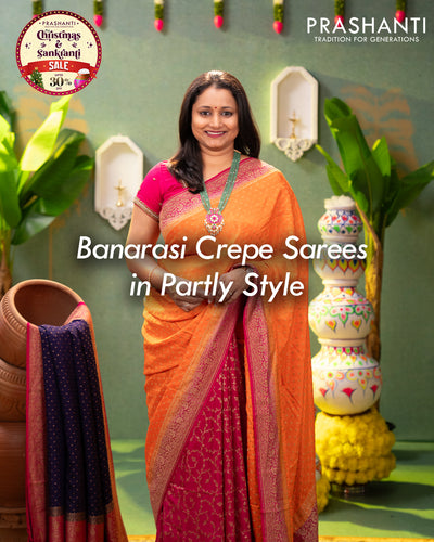 Pure Banarasi Crepes
