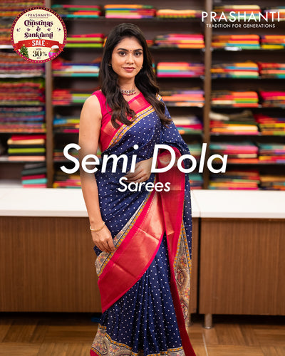 Semi Dola Sarees