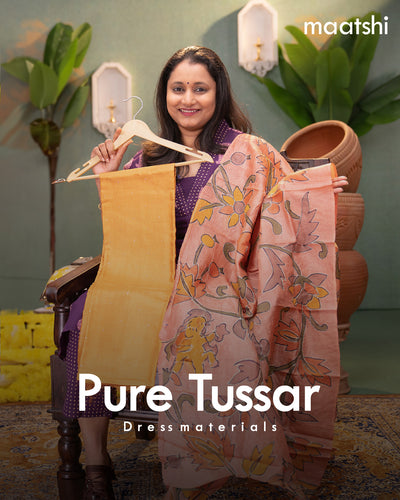 Pure Tussar Dress Materials