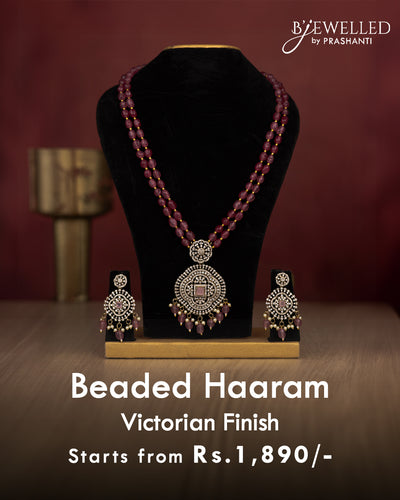 Beaded Haaram - Victorian Finish