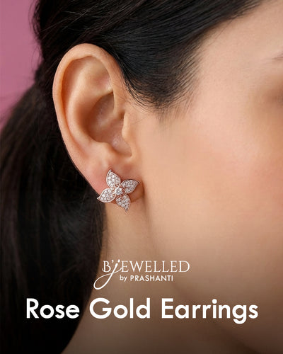 Rose Gold Earrings
