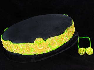 Hip belt light green with zardosi & sequins work