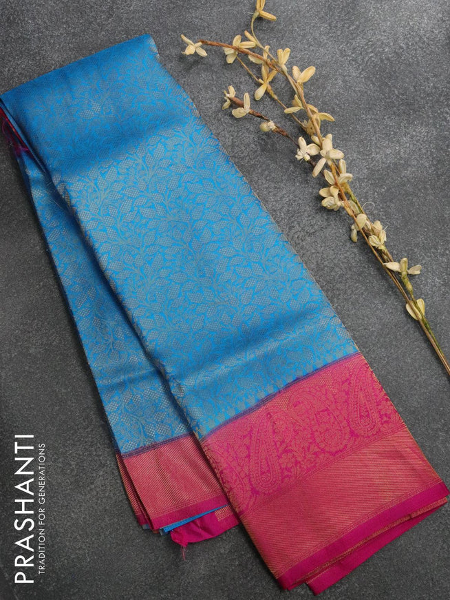 Banarasi silk dress material pale yellow with allover zari brocade weaves and dupatta & without bottom main image 1