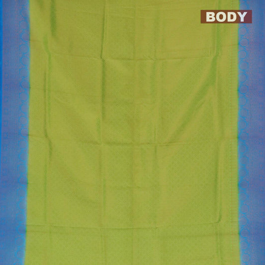 Banarasi silk dress material pale yellow with allover zari brocade weaves and dupatta & without bottom