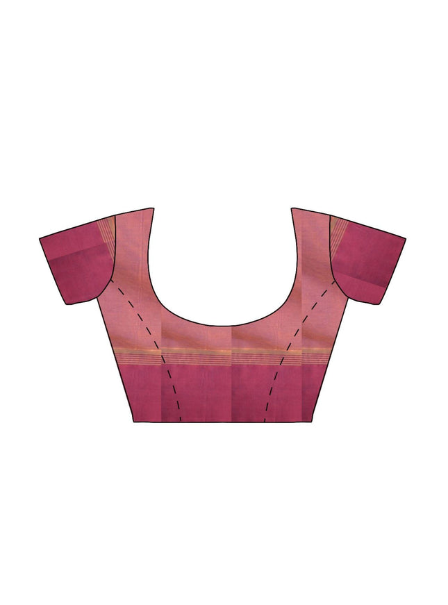 Coimbatore Cotton Butta Saree - Light Purple - {{ collection.title }} by Prashanti Sarees