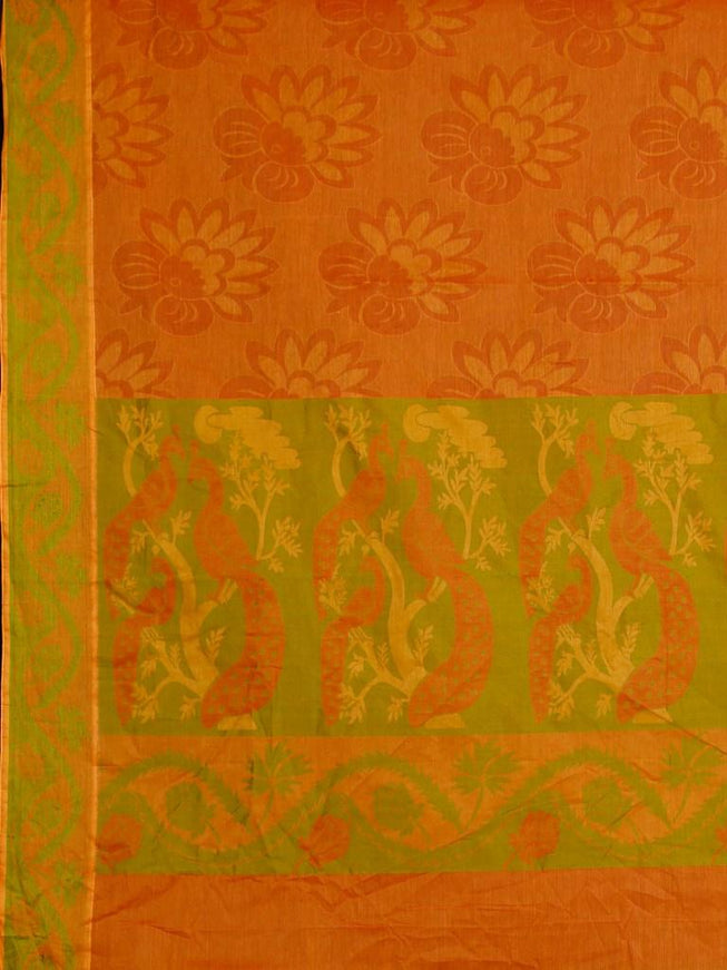Coimbatore Cotton Saree - Orange - {{ collection.title }} by Prashanti Sarees