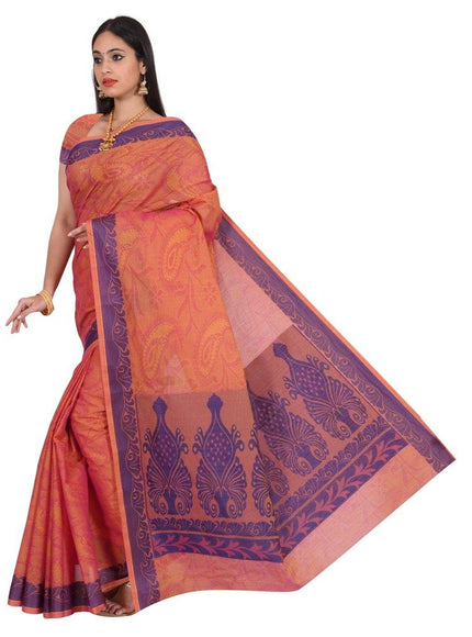 coimbatore Cotton Saree - Pink - {{ collection.title }} by Prashanti Sarees