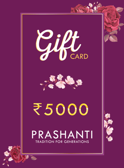 Prashanti Gift Card - {{ collection.title }} by Prashanti Sarees
