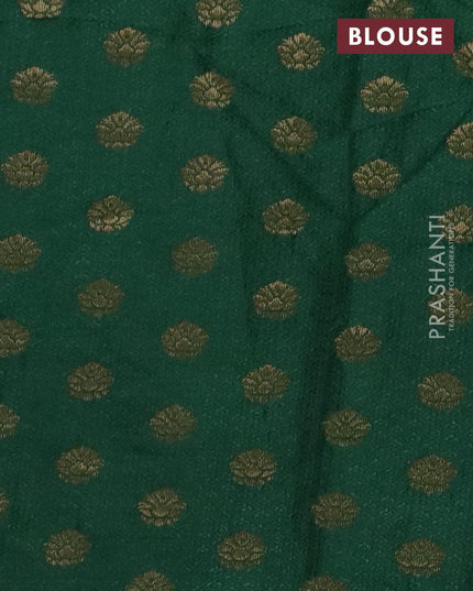 Semi chanderi saree pista green with sequin work - {{ collection.title }} by Prashanti Sarees