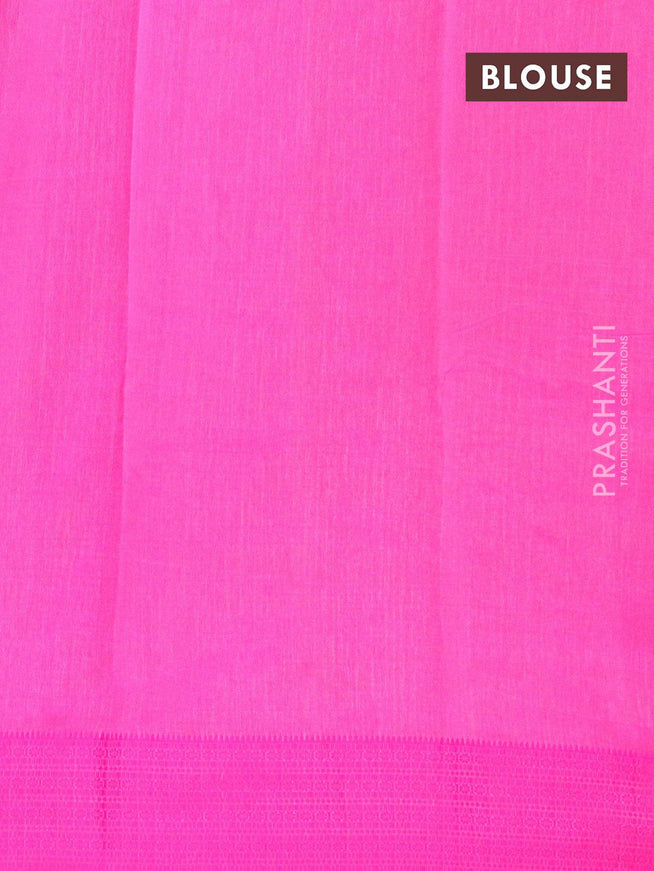 Semi raw silk saree pink shade with allover bandhani prints and woven border - {{ collection.title }} by Prashanti Sarees