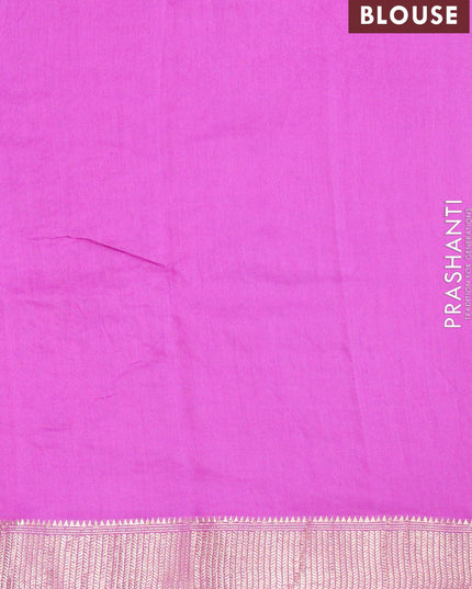 Viscose saree purple with allover embroidery work and zari woven border - {{ collection.title }} by Prashanti Sarees